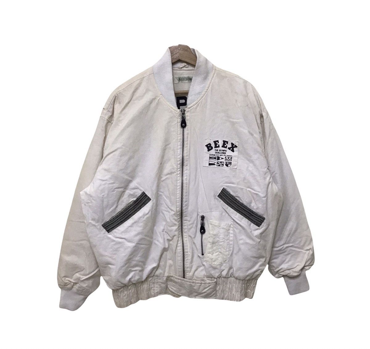 Vintage Vintage Main Power Lead An Army Bomber Jacket Big Printed Size US L / EU 52-54 / 3 - 4 Thumbnail