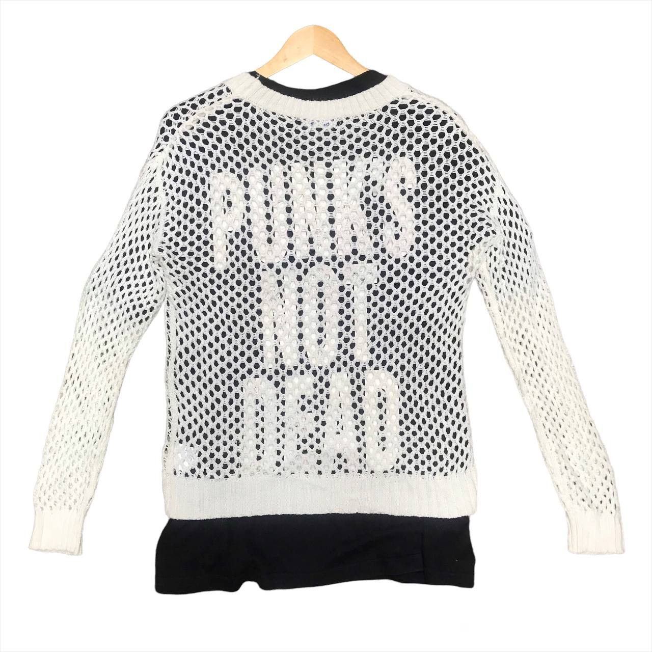 20471120 × Beauty Beast × Japanese Brand 1990s Japanese Brand Sorridere Open Knitted Fishnet Grunge Size US M / EU 48-50 / 2 - 2 Thumbnail