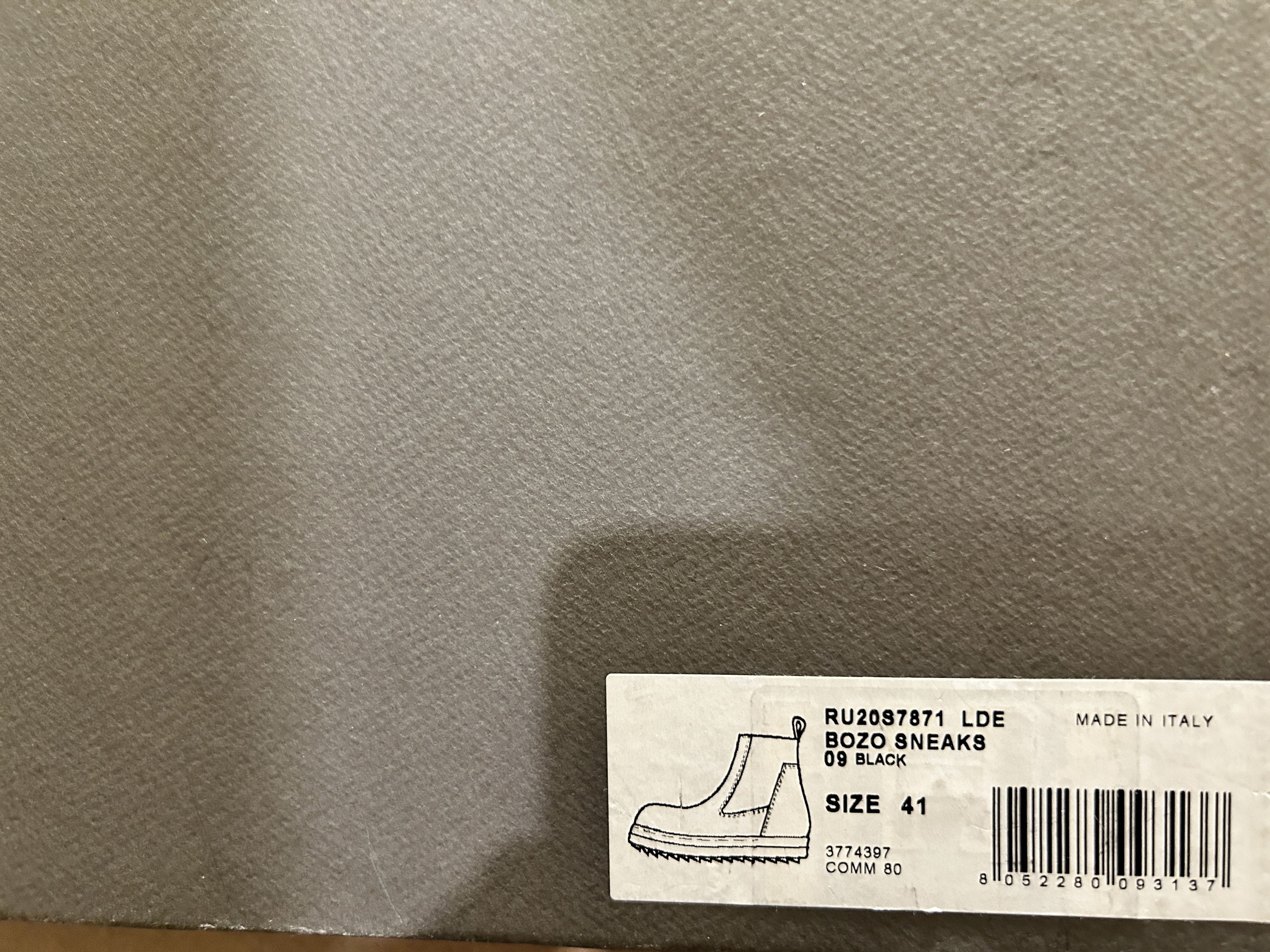 Rick Owens rick owens bozo chelsea boots rubber black Size US 8 / EU 41 - 8 Thumbnail