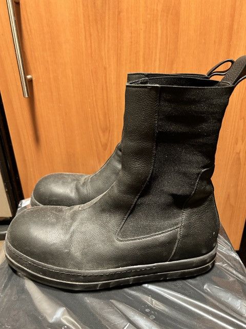 Rick Owens rick owens bozo chelsea boots rubber black Size US 8 / EU 41 - 2 Thumbnail