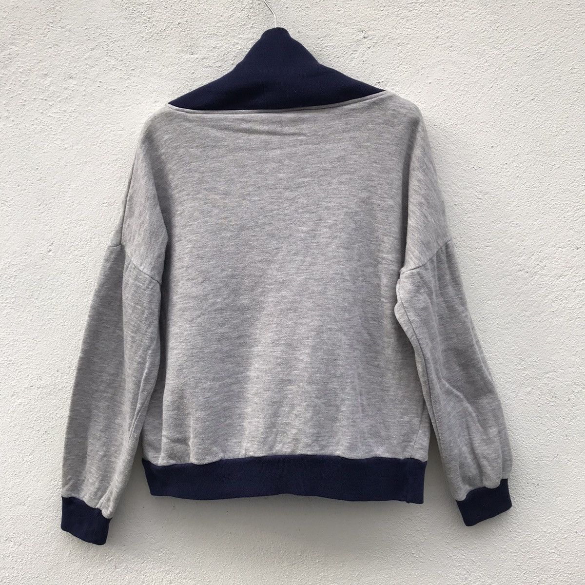 Nike × Vintage Vintage 80s Nike Swoosh 2 tone Sweatshirt Size US L / EU 52-54 / 3 - 7 Thumbnail