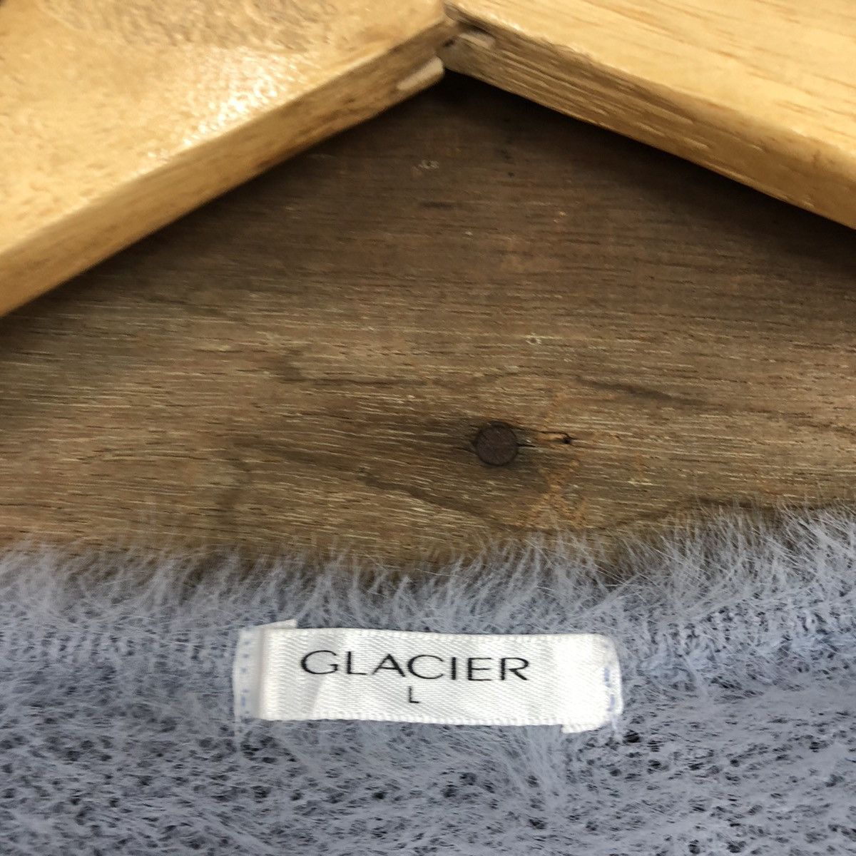 Homespun Knitwear × Japanese Brand Glacier Mohair fur Shag Shaggy Knitwear #c1073 Size L / US 10 / IT 46 - 10 Thumbnail