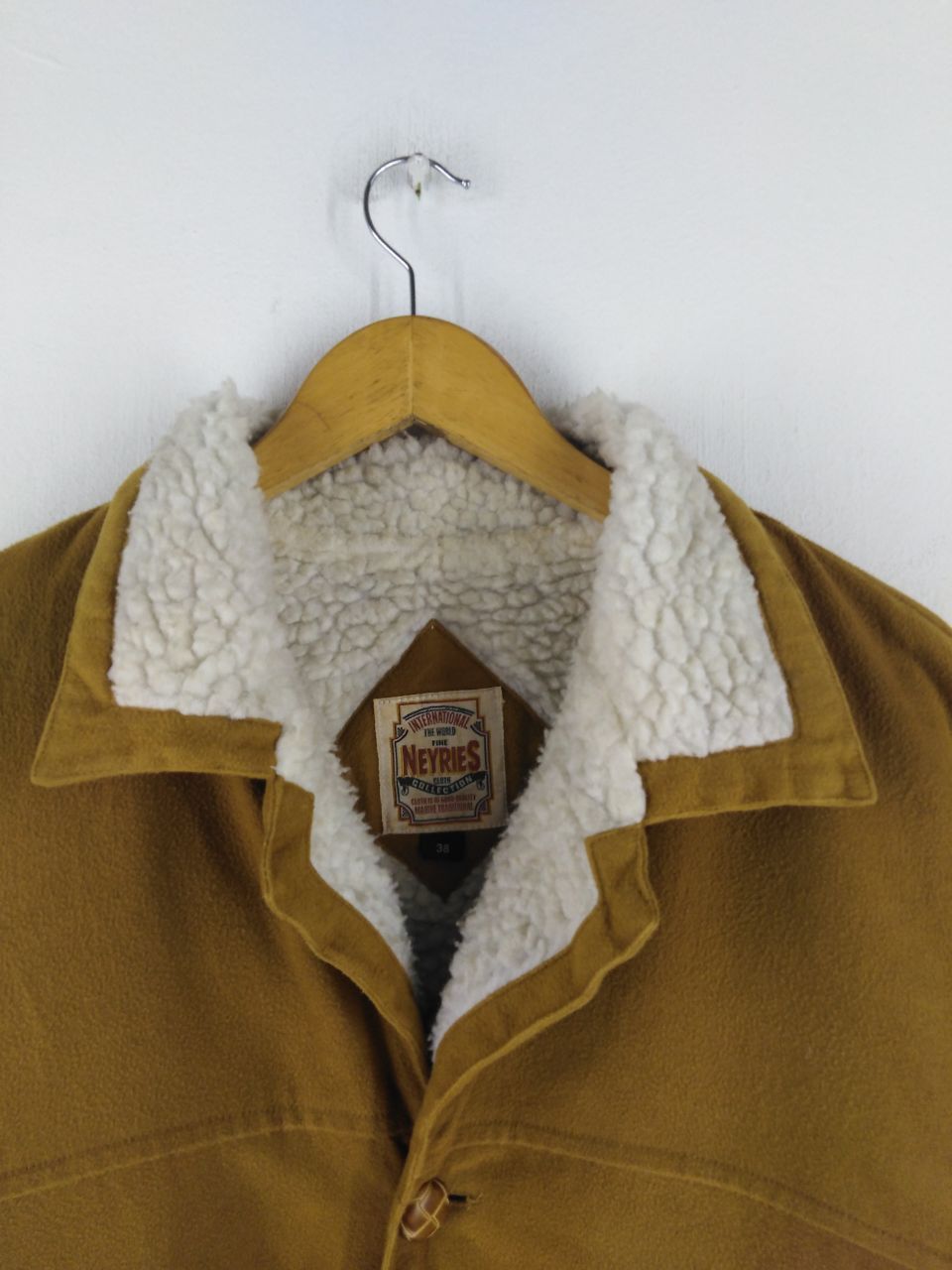 Japanese Brand × Vintage VINTAGE NEYRIES SHEARLING WINTER JACKET Size US L / EU 52-54 / 3 - 6 Thumbnail