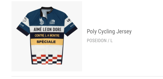 Aime Leon Dore Poly Cycling Jersey Size US L / EU 52-54 / 3 - 13 Thumbnail