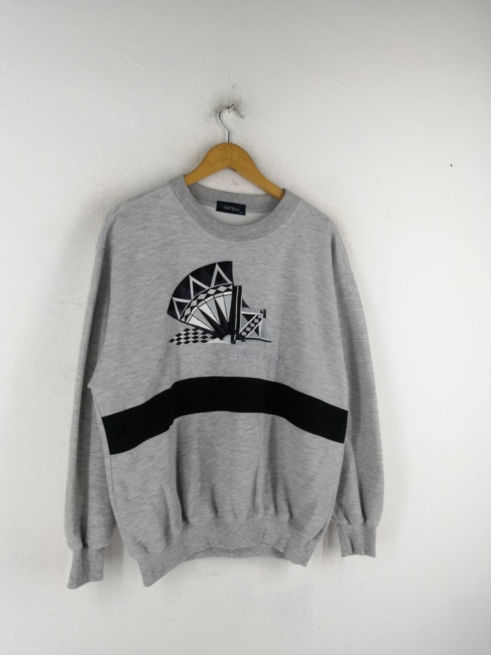 Japanese Brand × Vintage Vintage Part Road Grey Sweatshirt Size US L / EU 52-54 / 3 - 1 Thumbnail