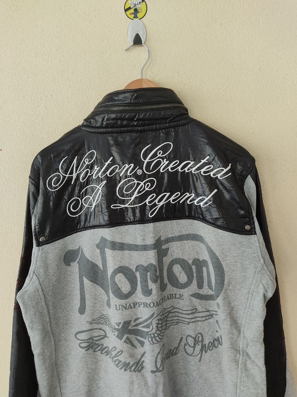 Norton × Vintage NORTON RACING HOODIE EMBROIDERED Size US XL / EU 56 / 4 - 5 Thumbnail