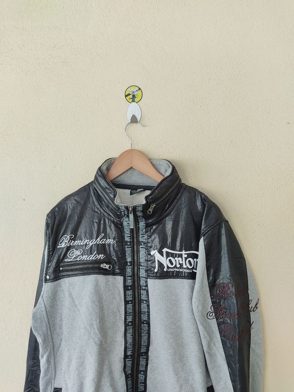 Norton × Vintage NORTON RACING HOODIE EMBROIDERED Size US XL / EU 56 / 4 - 2 Thumbnail