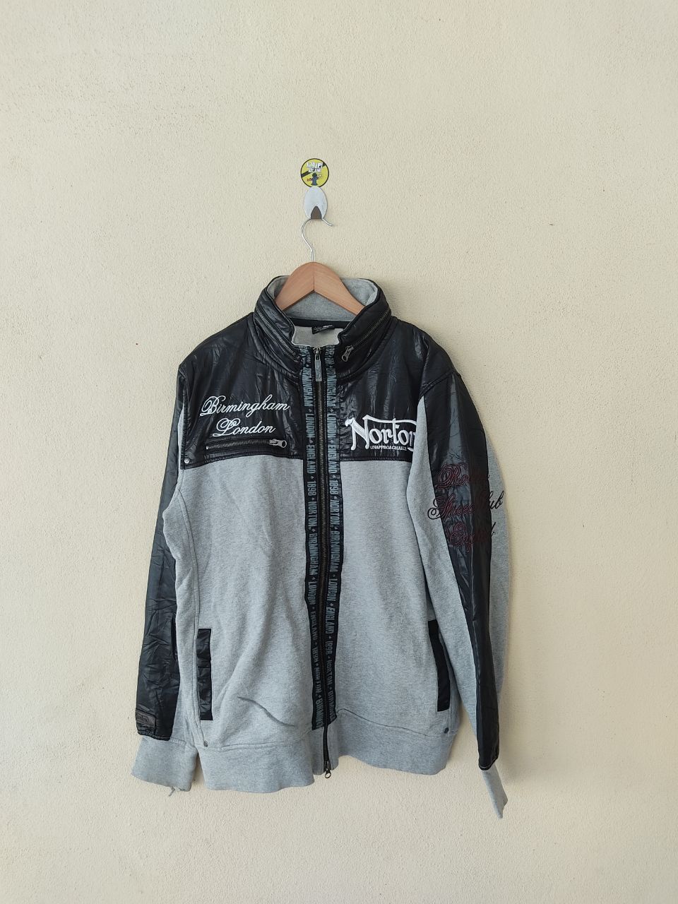 Norton × Vintage NORTON RACING HOODIE EMBROIDERED Size US XL / EU 56 / 4 - 1 Thumbnail