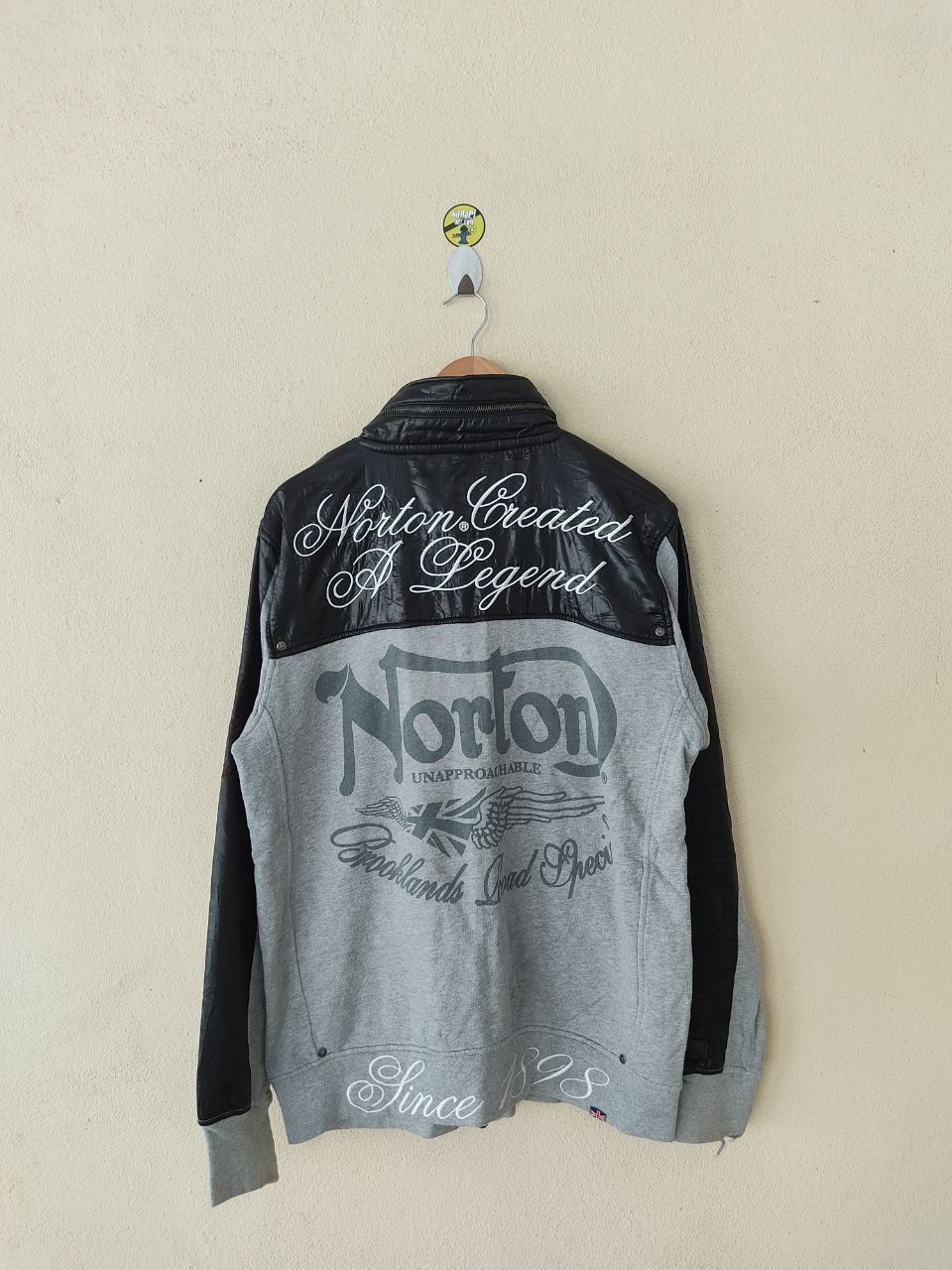Norton × Vintage NORTON RACING HOODIE EMBROIDERED Size US XL / EU 56 / 4 - 3 Thumbnail
