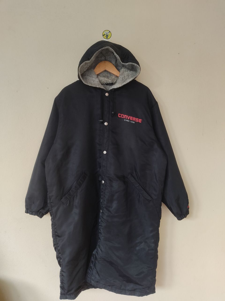 Converse × Vintage VINTAGE CONVERSE BIG LOGOS BLACK JACKET Size US M / EU 48-50 / 2 - 2 Thumbnail