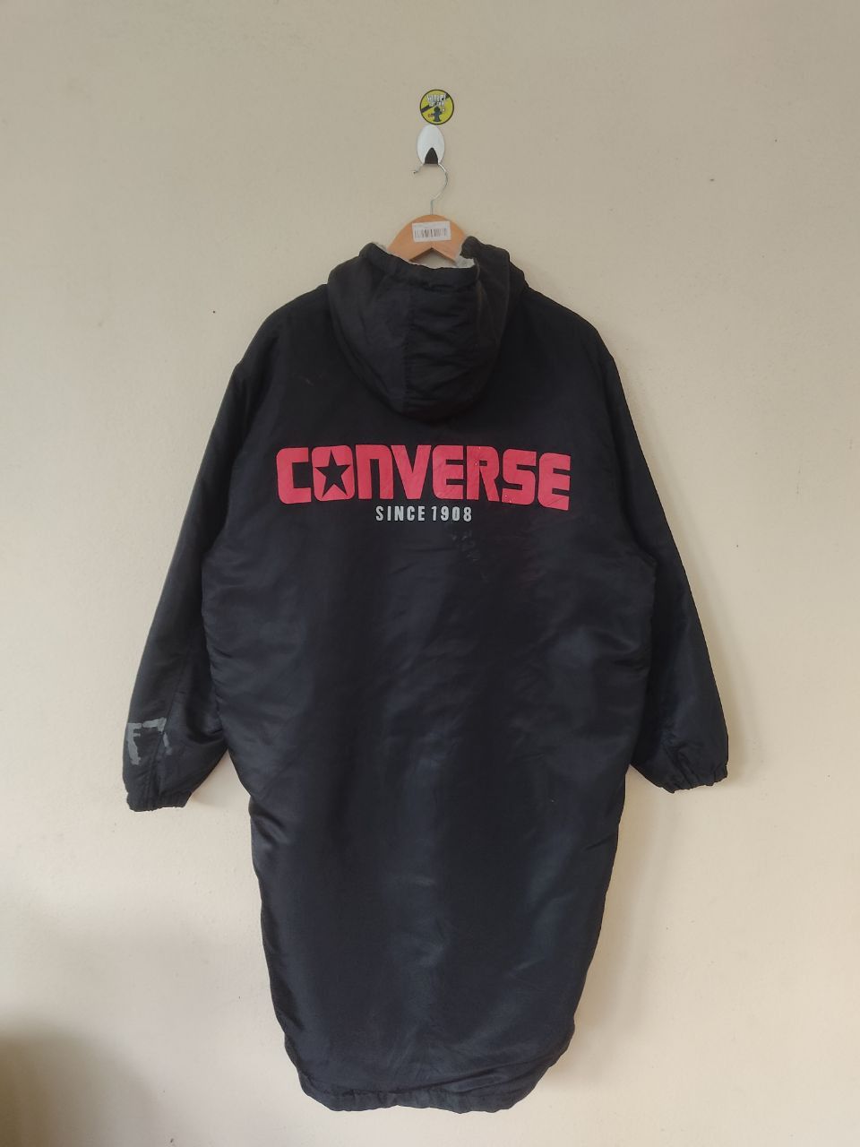 Converse × Vintage VINTAGE CONVERSE BIG LOGOS BLACK JACKET Size US M / EU 48-50 / 2 - 1 Thumbnail