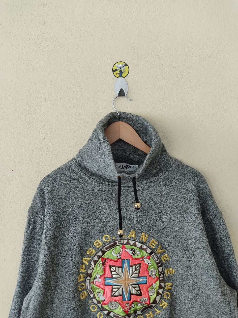 Japanese Brand × Vintage VINTAGE JIRO SORPASSO EMBROIDERED TURTLENECK SWEATSHIRT Size US L / EU 52-54 / 3 - 2 Thumbnail