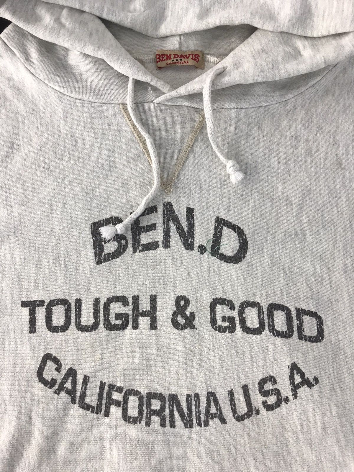 Ben Davis × Vintage Ben Davis California Hoodies Zipper Design Brand Big Logo Size M / US 6-8 / IT 42-44 - 2 Thumbnail