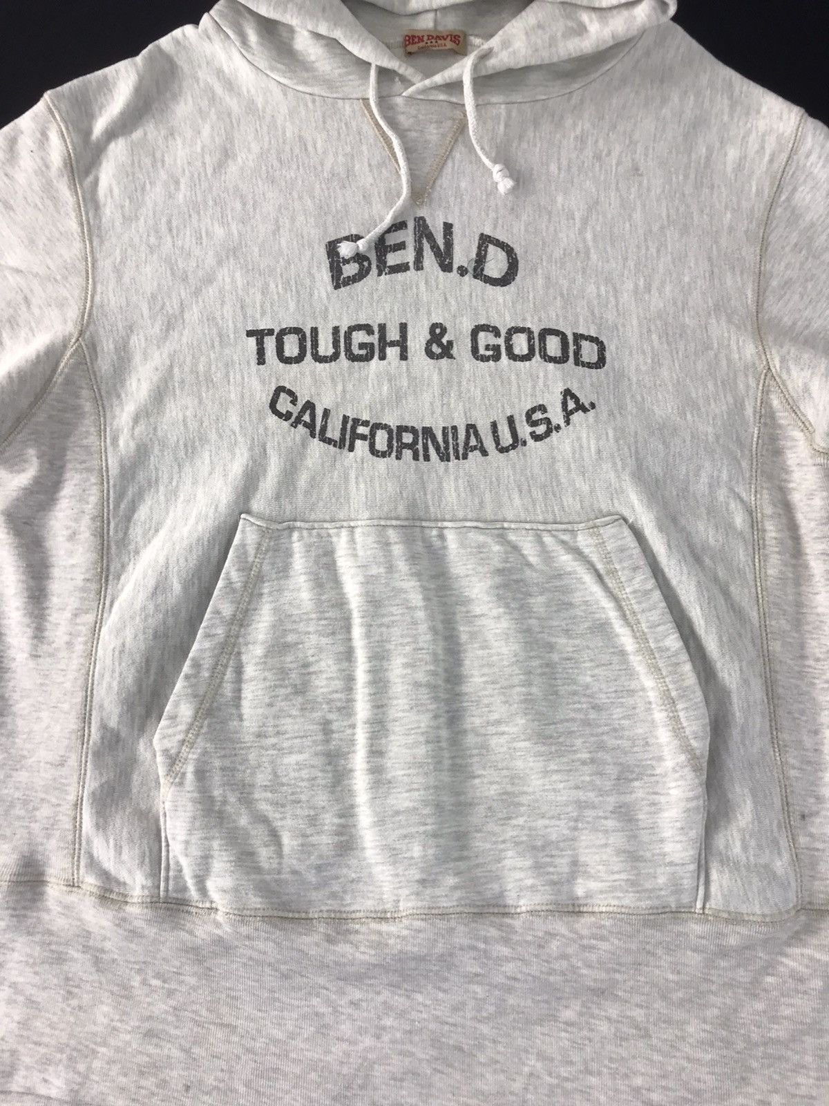 Ben Davis × Vintage Ben Davis California Hoodies Zipper Design Brand Big Logo Size M / US 6-8 / IT 42-44 - 3 Thumbnail