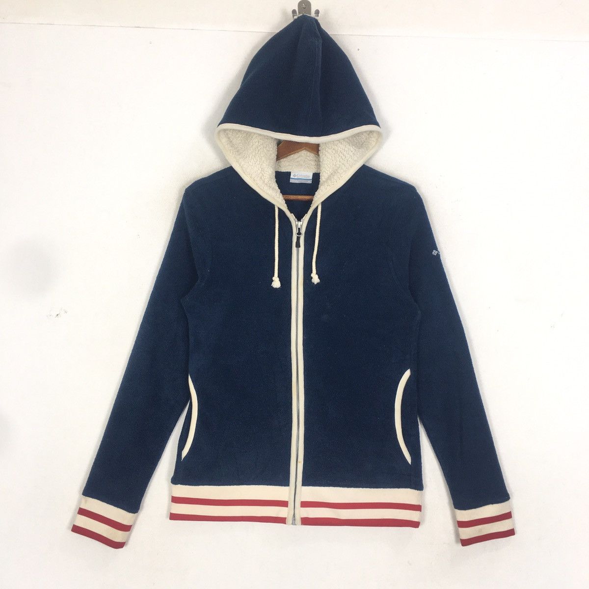 COLOMBIA Flece Hooded Ootdoor Light Jacket woman