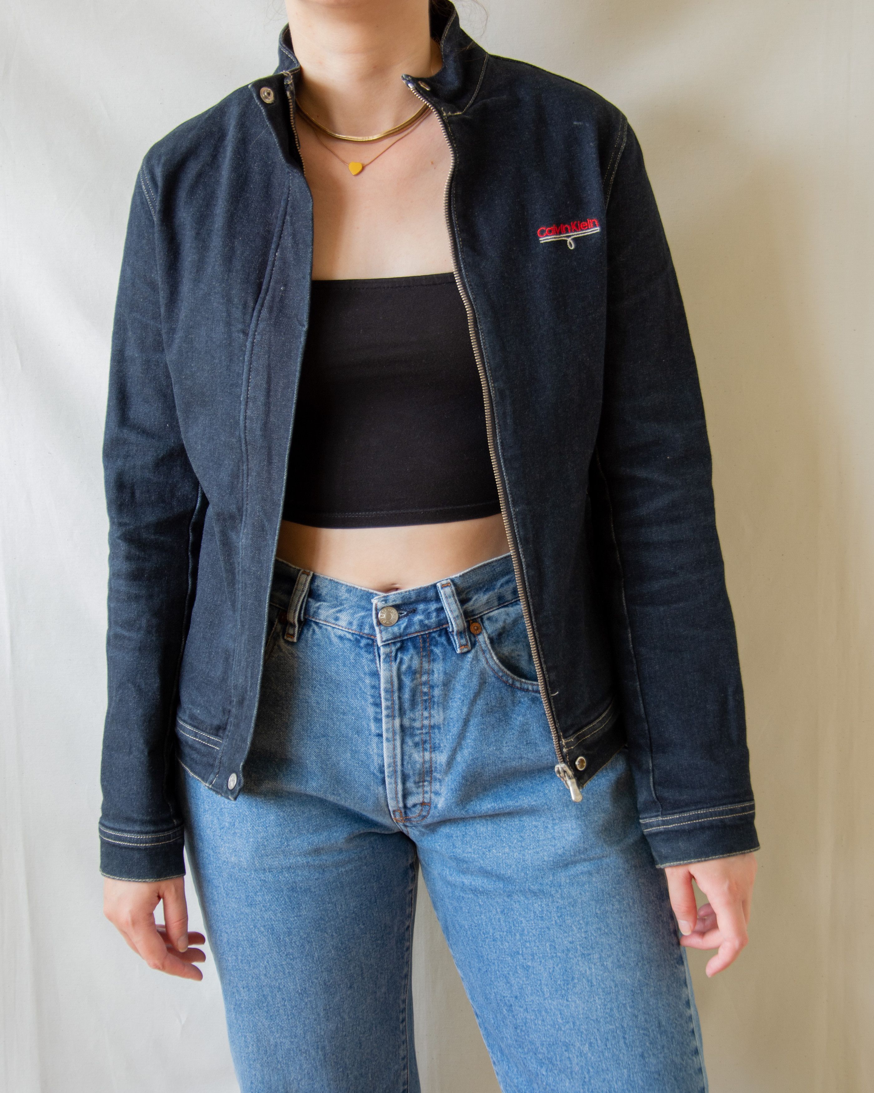 Calvin Klein Calvin Klein denim jacket | Y2K 2000s. Size M / US 6-8 / IT 42-44 - 2 Thumbnail