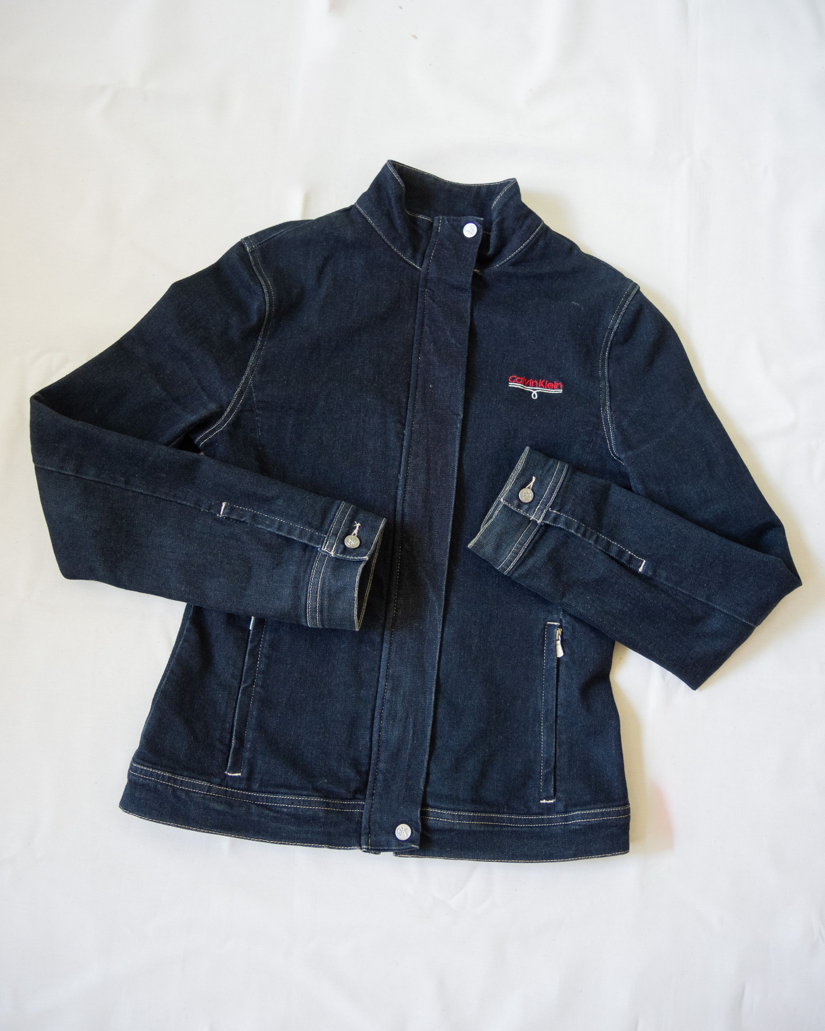 Calvin Klein Calvin Klein denim jacket | Y2K 2000s. Size M / US 6-8 / IT 42-44 - 4 Thumbnail