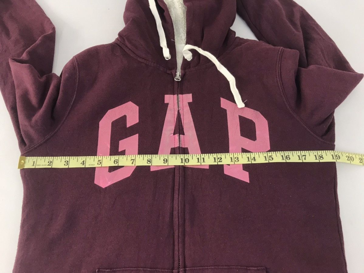 Gap × Japanese Brand GAP Logo Zipper Hoodies Sherpa Inner Big Logo Design Size US M / EU 48-50 / 2 - 12 Thumbnail