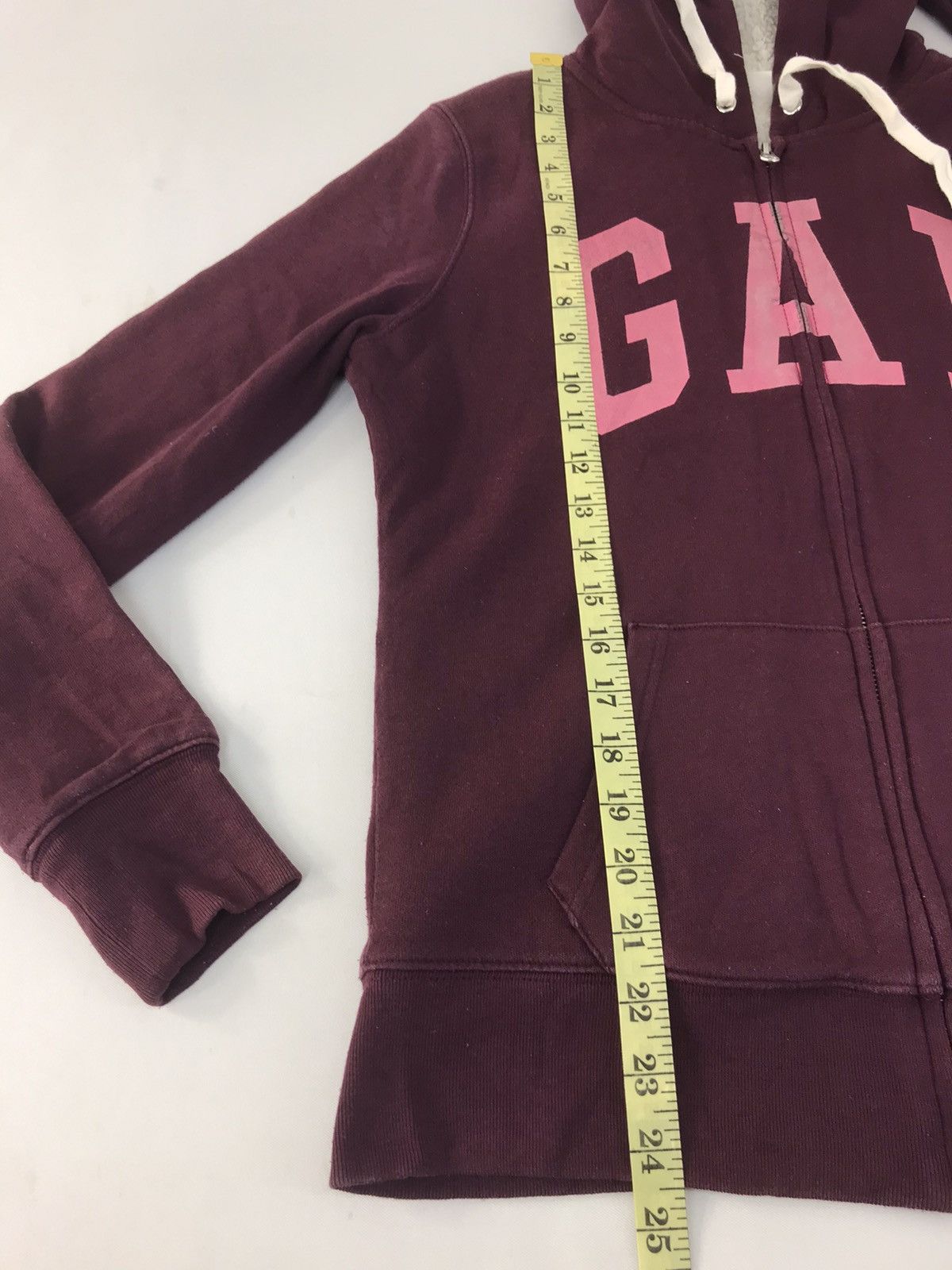 Gap × Japanese Brand GAP Logo Zipper Hoodies Sherpa Inner Big Logo Design Size US M / EU 48-50 / 2 - 13 Thumbnail