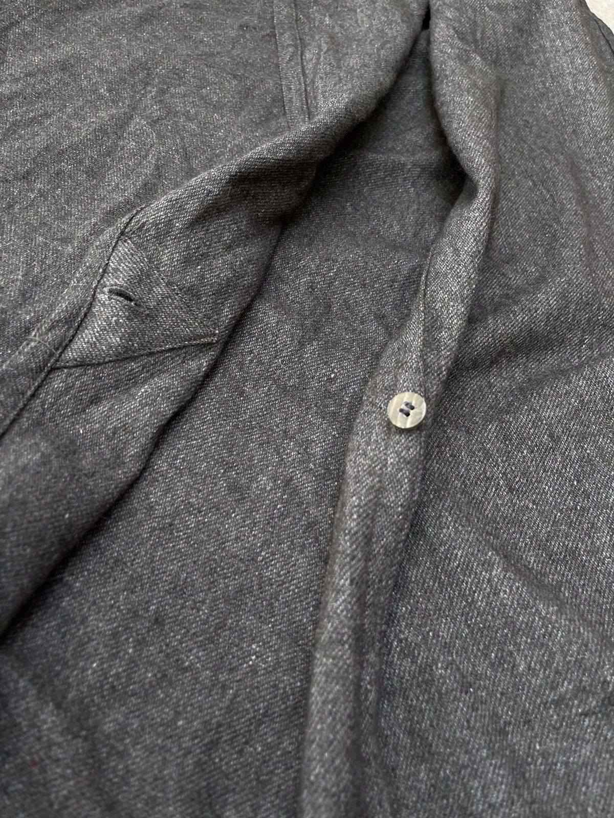 Designer × Issey Miyake Vintage Issey Miyake Plantation Wool Long Unisex Jacket Size US L / EU 52-54 / 3 - 13 Thumbnail