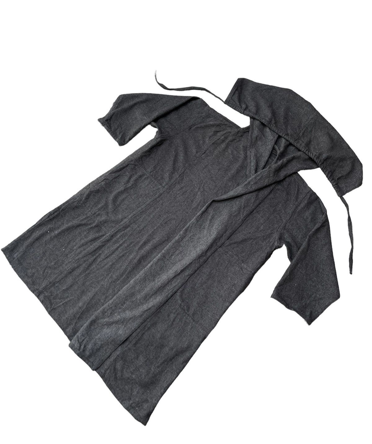 Designer × Issey Miyake Vintage Issey Miyake Plantation Wool Long Unisex Jacket Size US L / EU 52-54 / 3 - 2 Thumbnail