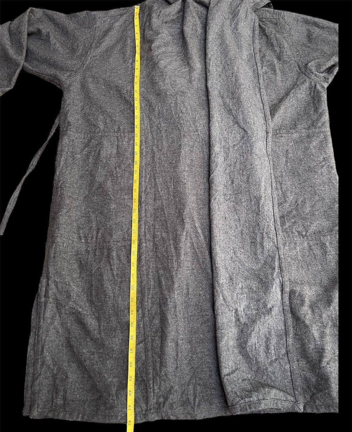 Designer × Issey Miyake Vintage Issey Miyake Plantation Wool Long Unisex Jacket Size US L / EU 52-54 / 3 - 9 Thumbnail