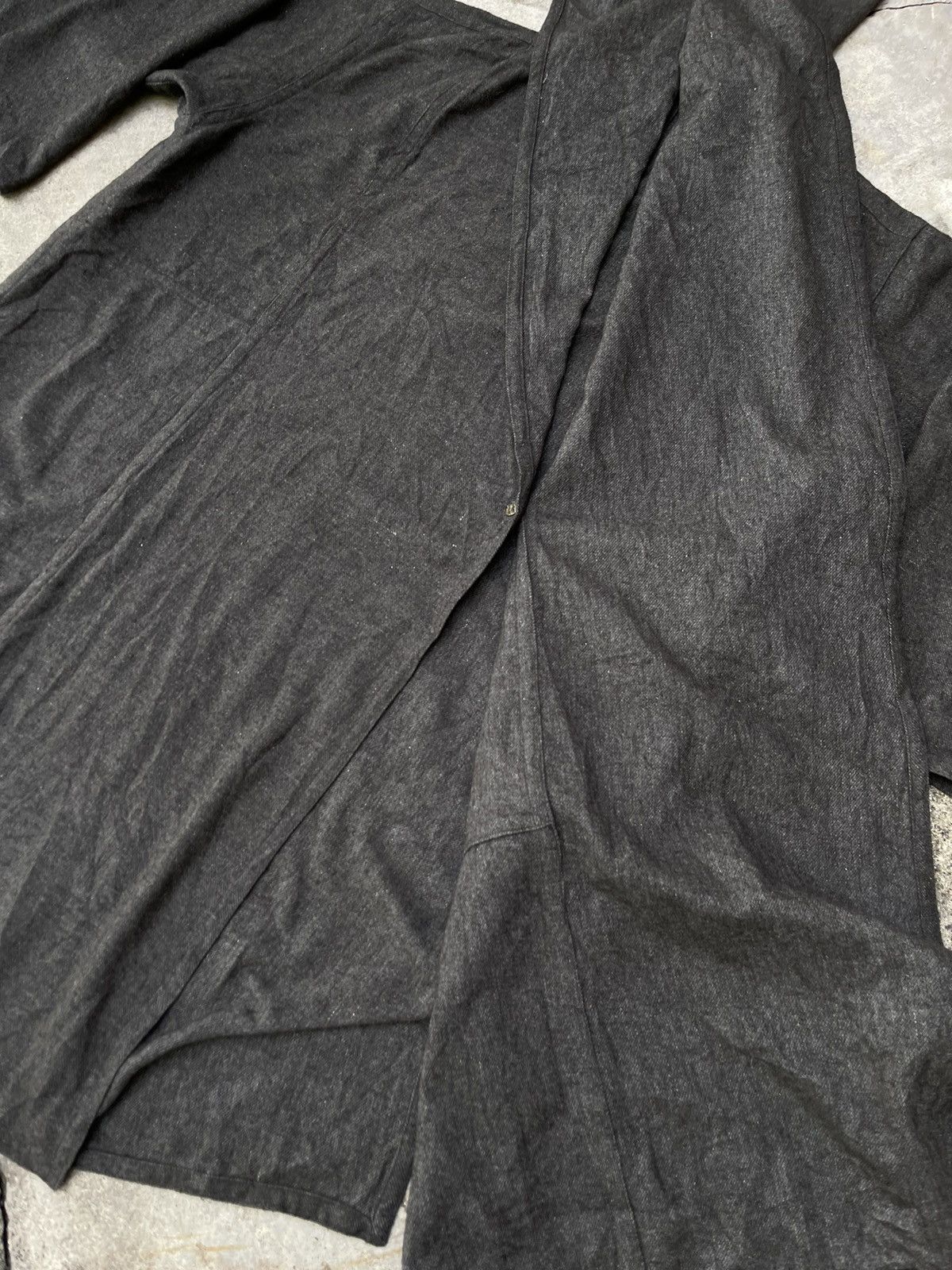 Designer × Issey Miyake Vintage Issey Miyake Plantation Wool Long Unisex Jacket Size US L / EU 52-54 / 3 - 15 Thumbnail