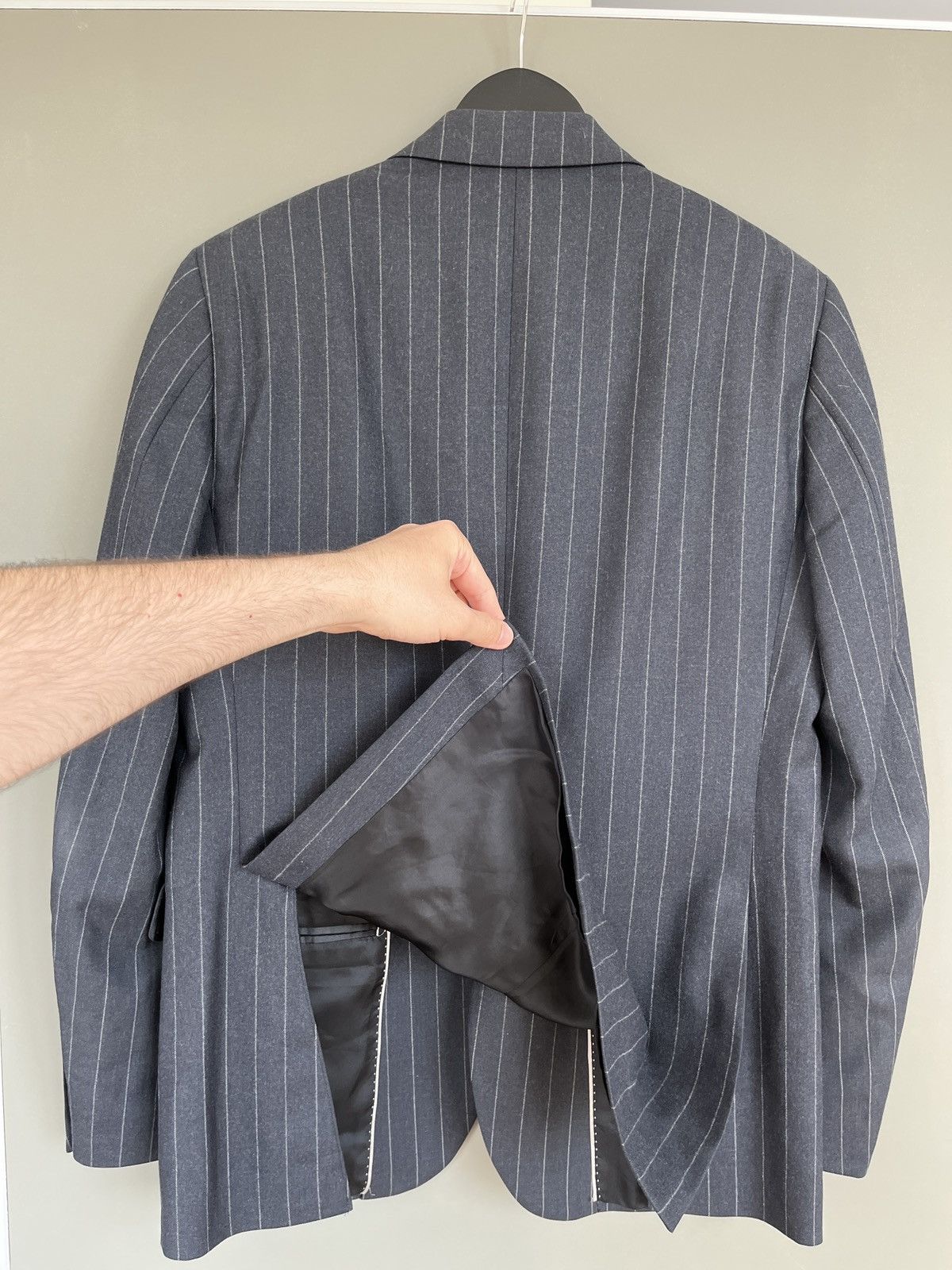 Lardini Lardini Striped Gorgeous Modern Blazer Size 48R - 6 Thumbnail