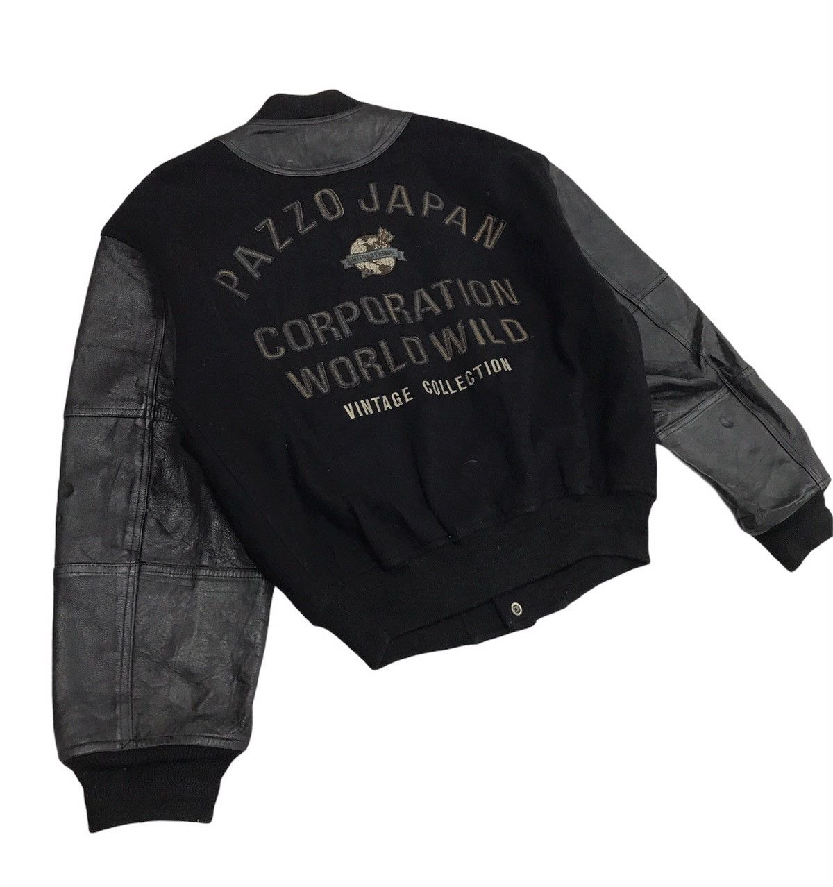 Japanese Brand × Vintage Pazzo Japan World Wild Vintage Collection Varsity Jacket Size US M / EU 48-50 / 2 - 5 Thumbnail