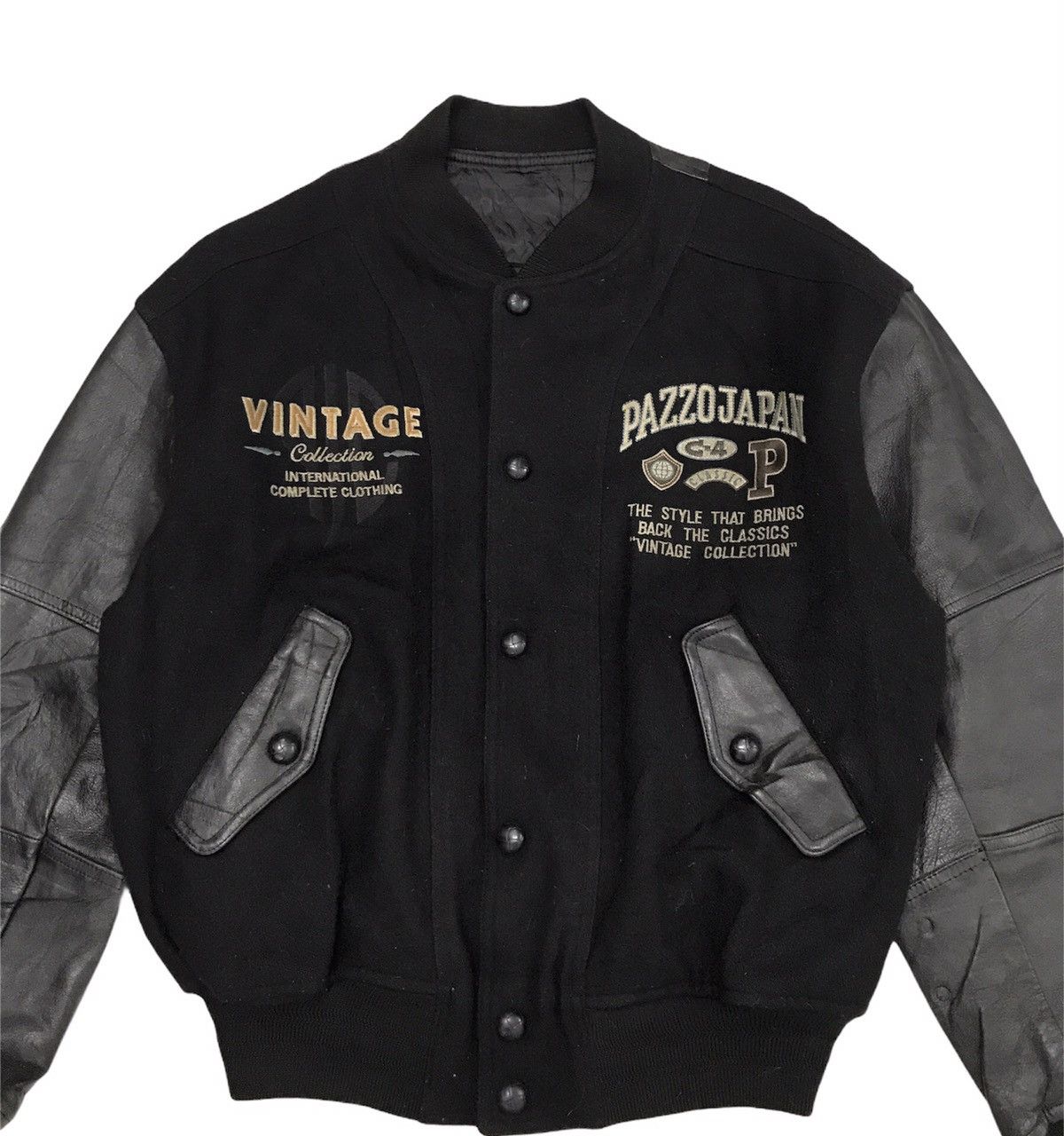 Japanese Brand × Vintage Pazzo Japan World Wild Vintage Collection Varsity Jacket Size US M / EU 48-50 / 2 - 3 Thumbnail