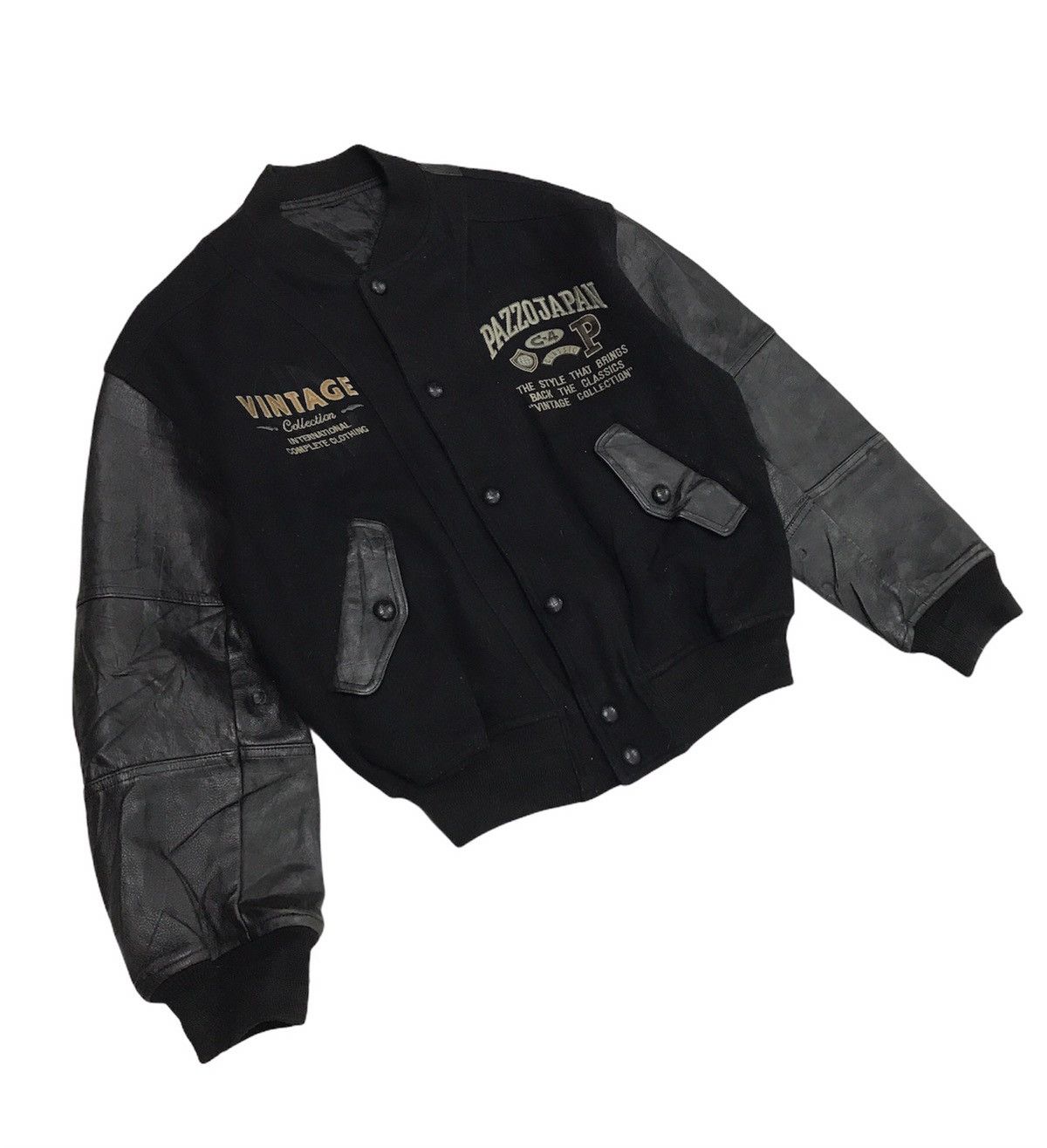 Japanese Brand × Vintage Pazzo Japan World Wild Vintage Collection Varsity Jacket Size US M / EU 48-50 / 2 - 2 Thumbnail