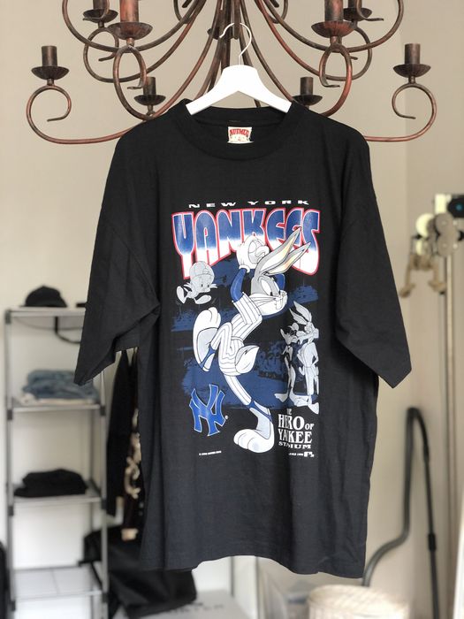 Vintage MLB (Nutmeg) - New York Yankees x Looney Tunes T-Shirt 1995 X-Large