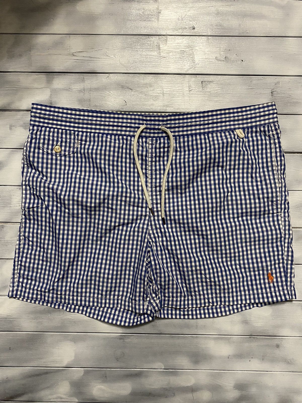 Checkered shorts Polo Ralph Lauren Vintage. Y2K style.