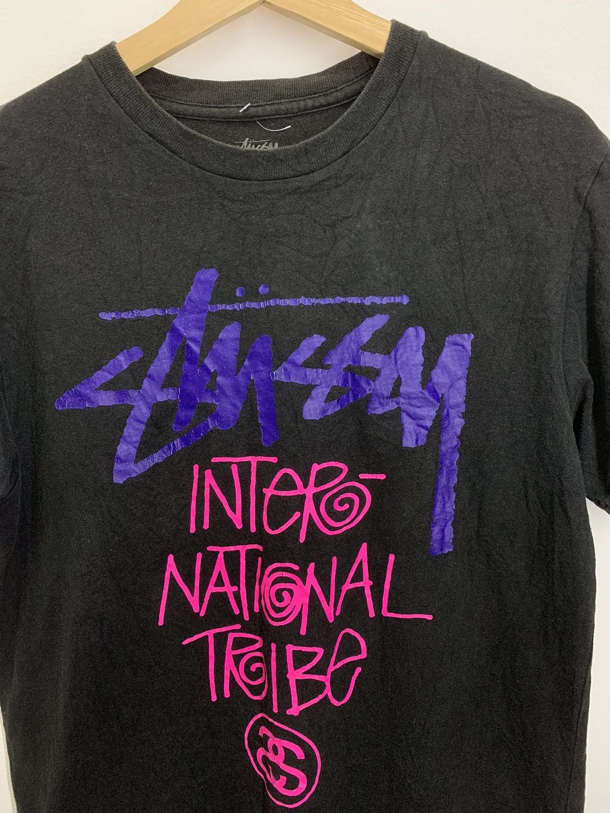 Stussy Vintage Stussy Tribe Faded Tshirt Size US M / EU 48-50 / 2 - 2 Thumbnail