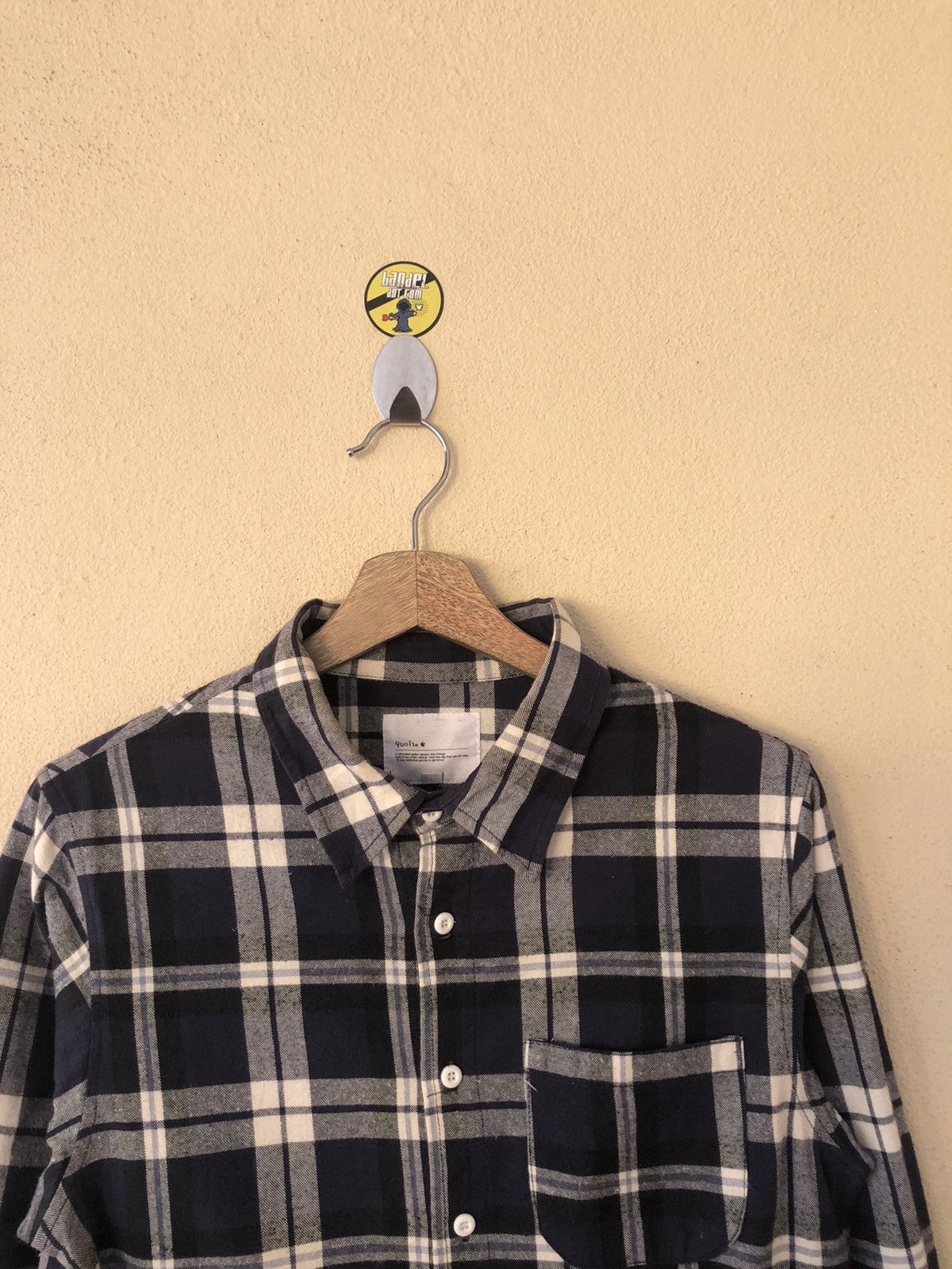 Flannel × Japanese Brand Quolt Mens Vintage Button Flannel Top Size US L / EU 52-54 / 3 - 2 Thumbnail