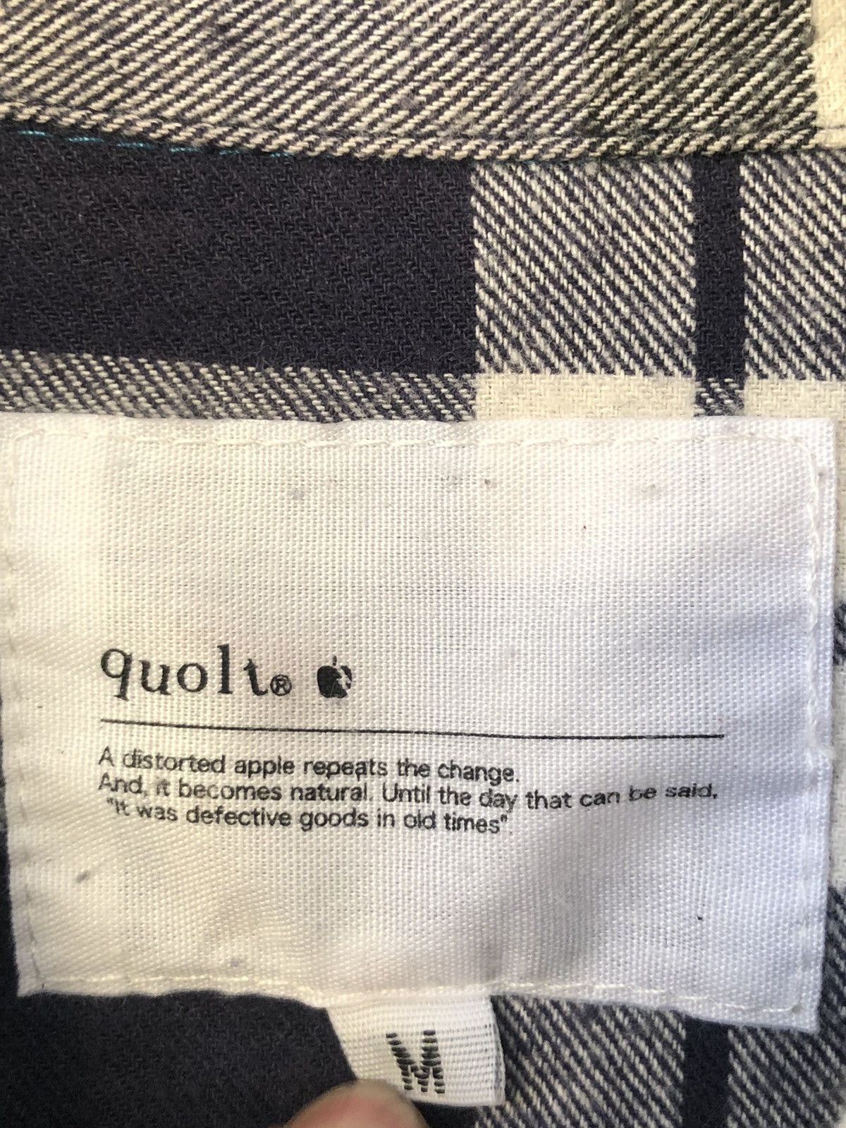 Flannel × Japanese Brand Quolt Mens Vintage Button Flannel Top Size US L / EU 52-54 / 3 - 7 Thumbnail