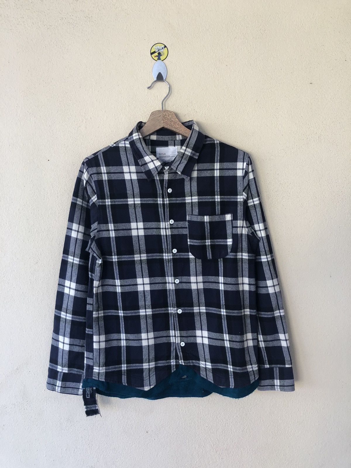 Flannel × Japanese Brand Quolt Mens Vintage Button Flannel Top Size US L / EU 52-54 / 3 - 1 Thumbnail