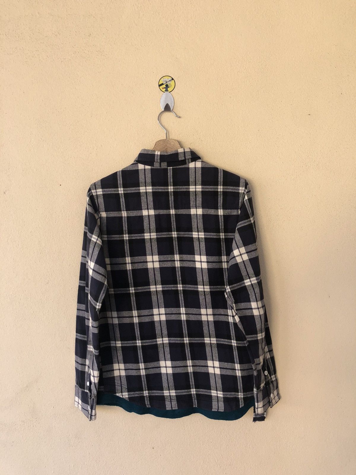 Flannel × Japanese Brand Quolt Mens Vintage Button Flannel Top Size US L / EU 52-54 / 3 - 3 Thumbnail