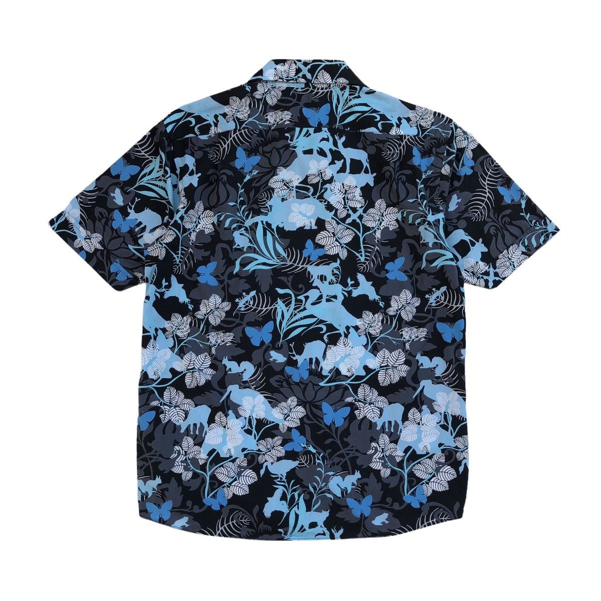 Burberry Burberry Black Label Floral Fauna Short Sleeves Shirt Size US M / EU 48-50 / 2 - 9 Thumbnail