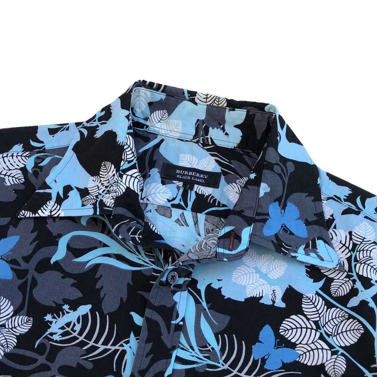 Burberry Burberry Black Label Floral Fauna Short Sleeves Shirt Size US M / EU 48-50 / 2 - 3 Thumbnail