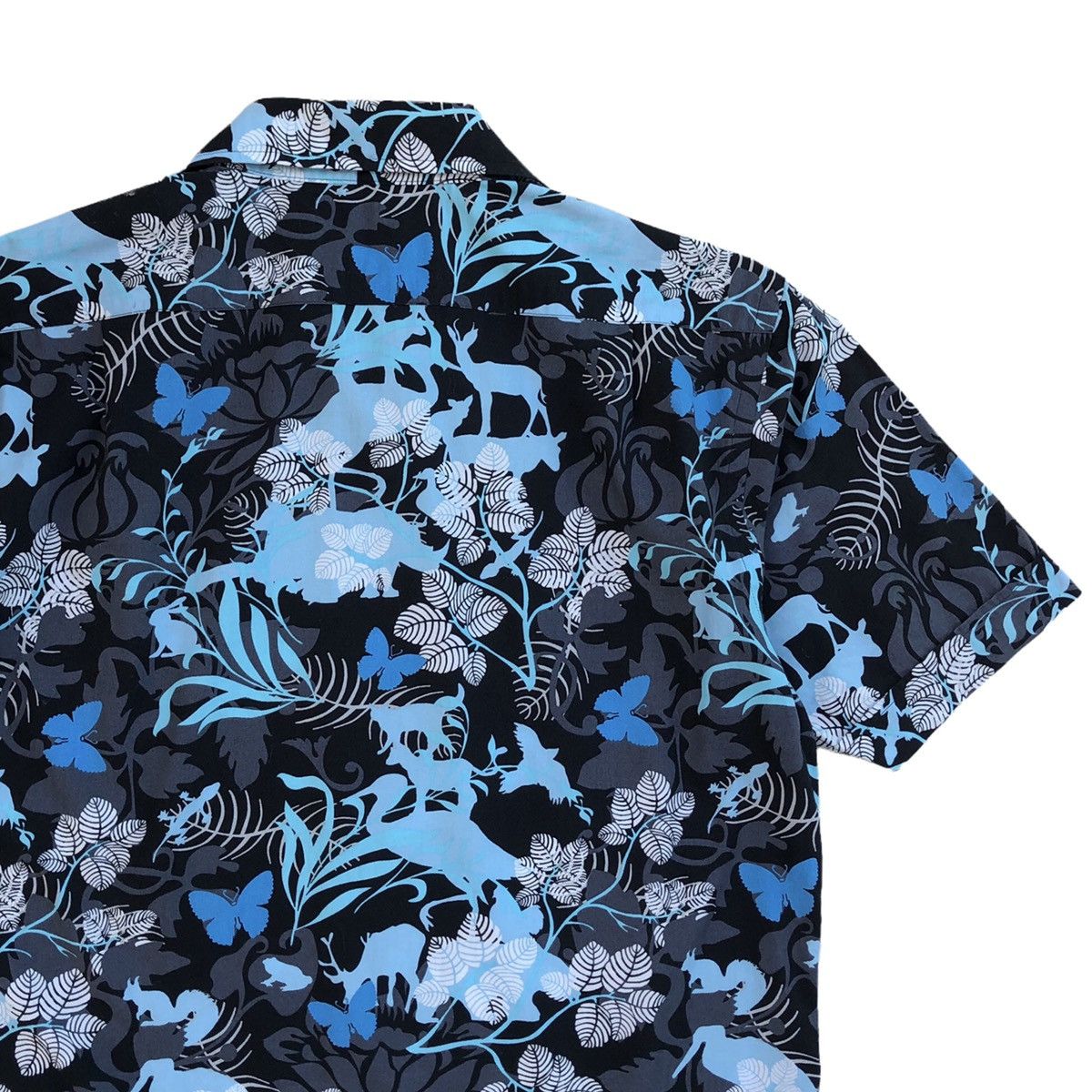 Burberry Burberry Black Label Floral Fauna Short Sleeves Shirt Size US M / EU 48-50 / 2 - 10 Thumbnail