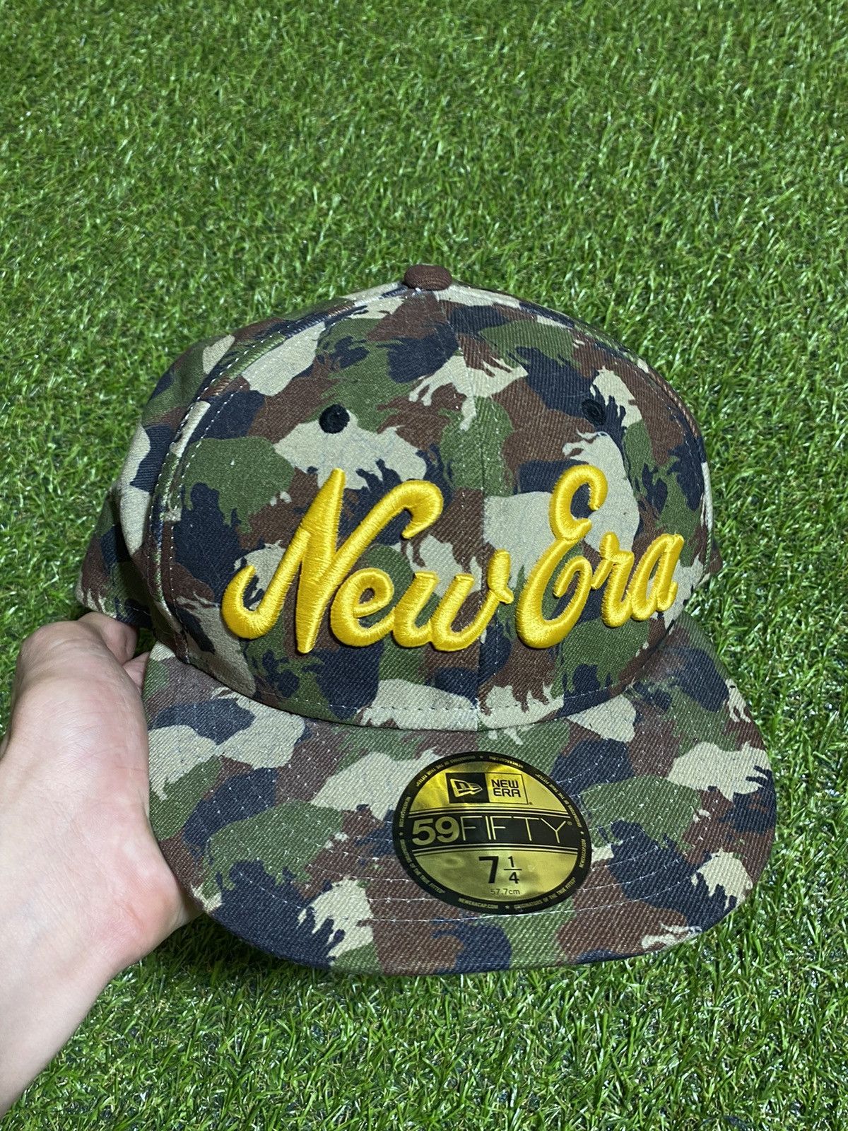 New Era Vintage New Era cap camouflage streetwear y2k style Size ONE SIZE - 1 Thumbnail