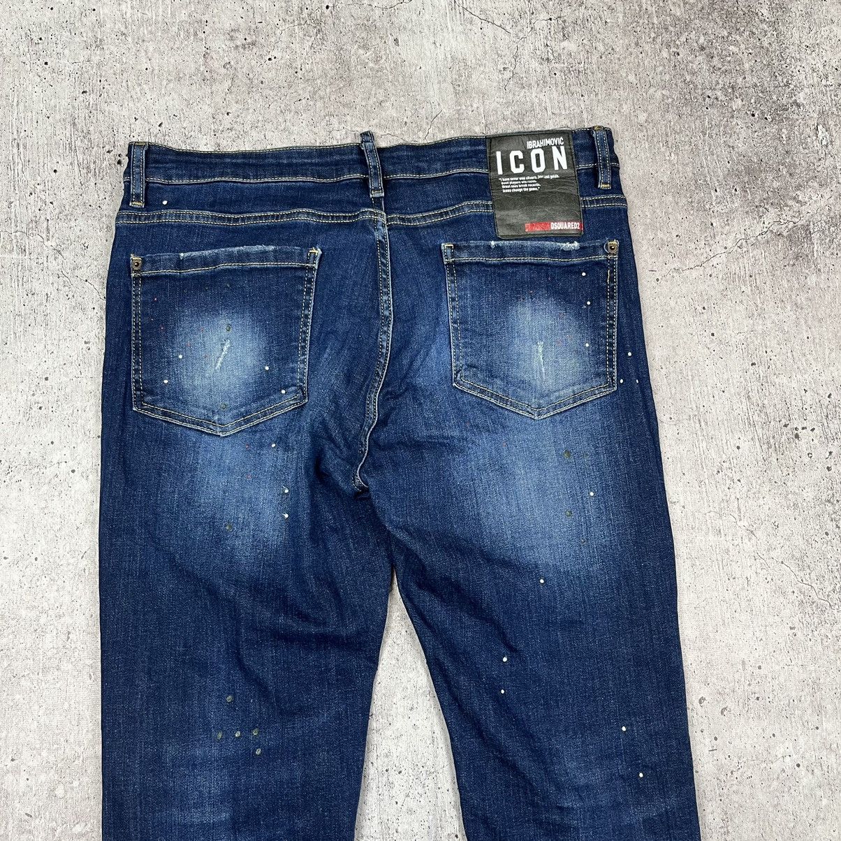 Dsquared2 × Vintage Dsquared2 Icon Ibrahimovich Biker denim jeans pants Size US 34 / EU 50 - 12 Thumbnail
