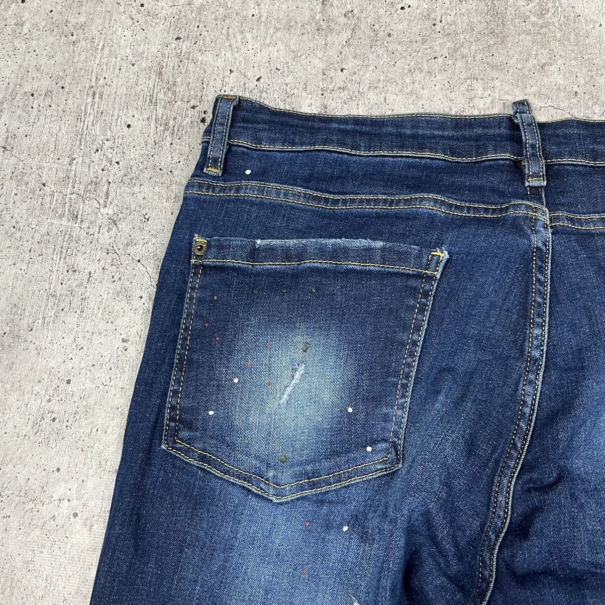 Dsquared2 × Vintage Dsquared2 Icon Ibrahimovich Biker denim jeans pants Size US 34 / EU 50 - 13 Thumbnail