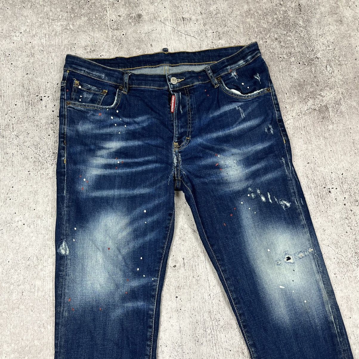 Dsquared2 × Vintage Dsquared2 Icon Ibrahimovich Biker denim jeans pants Size US 34 / EU 50 - 5 Thumbnail