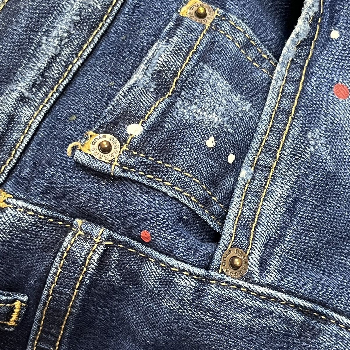 Dsquared2 × Vintage Dsquared2 Icon Ibrahimovich Biker denim jeans pants Size US 34 / EU 50 - 11 Thumbnail