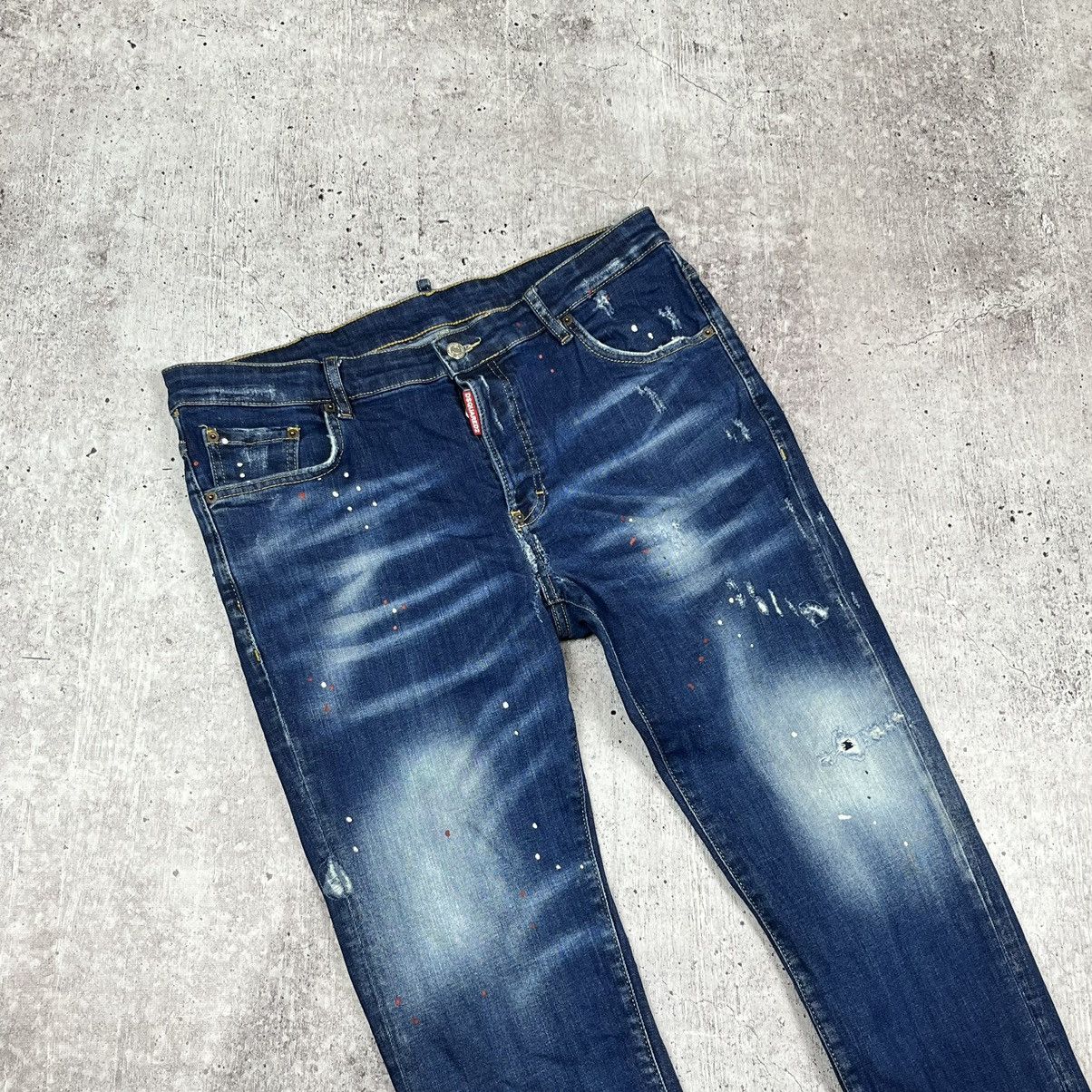 Dsquared2 × Vintage Dsquared2 Icon Ibrahimovich Biker denim jeans pants Size US 34 / EU 50 - 15 Thumbnail