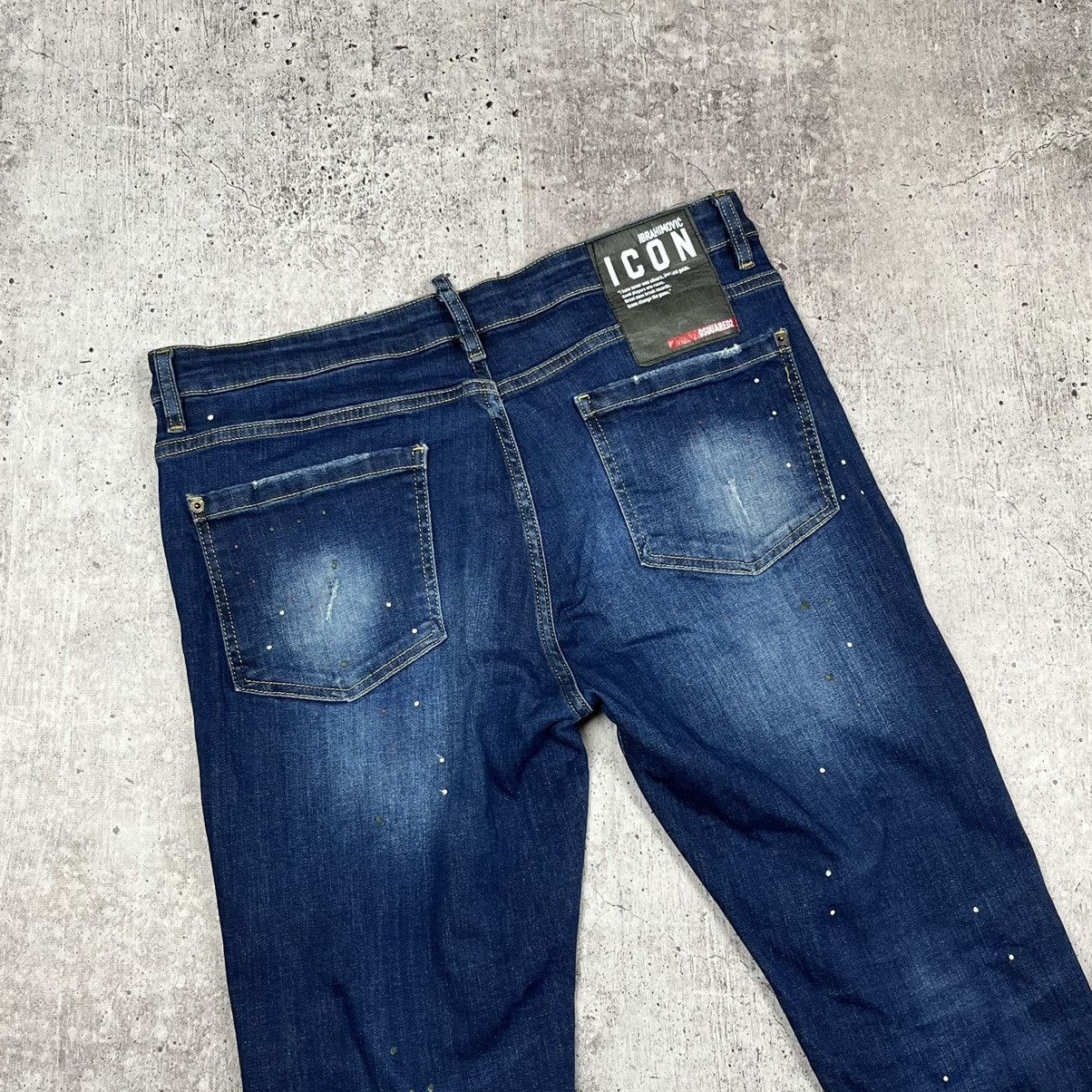 Dsquared2 × Vintage Dsquared2 Icon Ibrahimovich Biker denim jeans pants Size US 34 / EU 50 - 14 Thumbnail