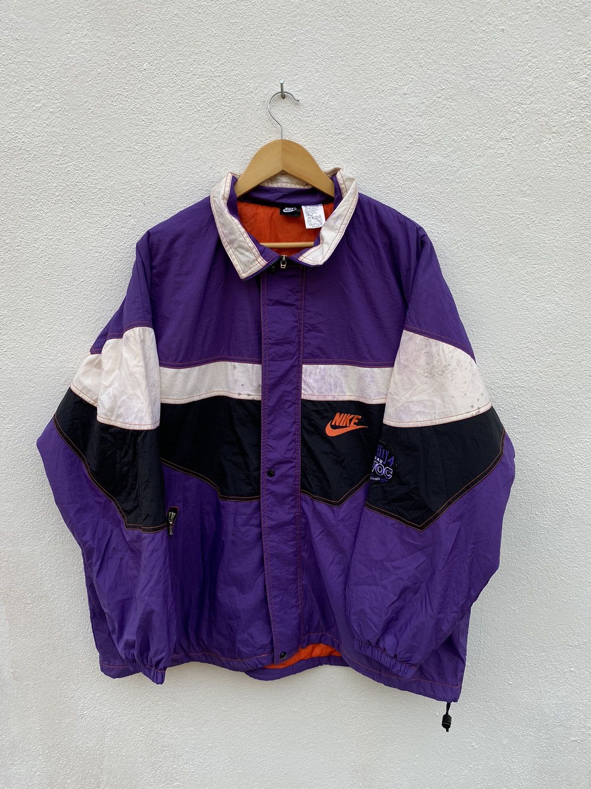 Nike Vintage Nike barkley havoc Multicolour Windbraker jacket Size US XL / EU 56 / 4 - 1 Thumbnail