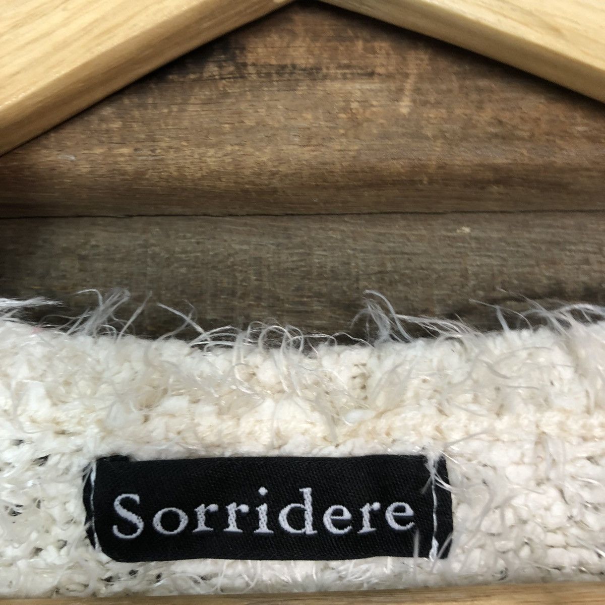 Homespun Knitwear × Japanese Brand Sorridere White fur Mohair Shag Shaggy Knitwear #c1082 Size US M / EU 48-50 / 2 - 8 Thumbnail